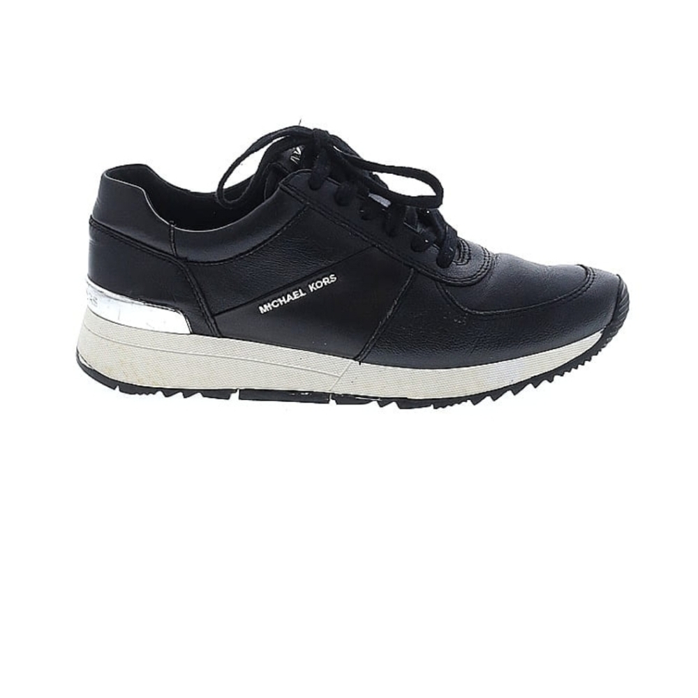Michael Kors Leather Allie Trainer Sneakers Size 7.5